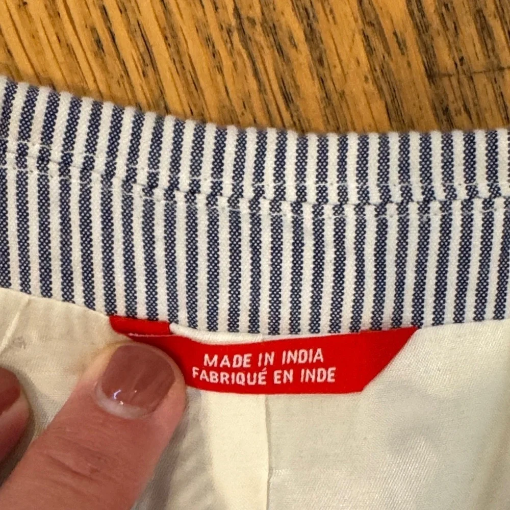 Izod Navy Pinstripe Blazer